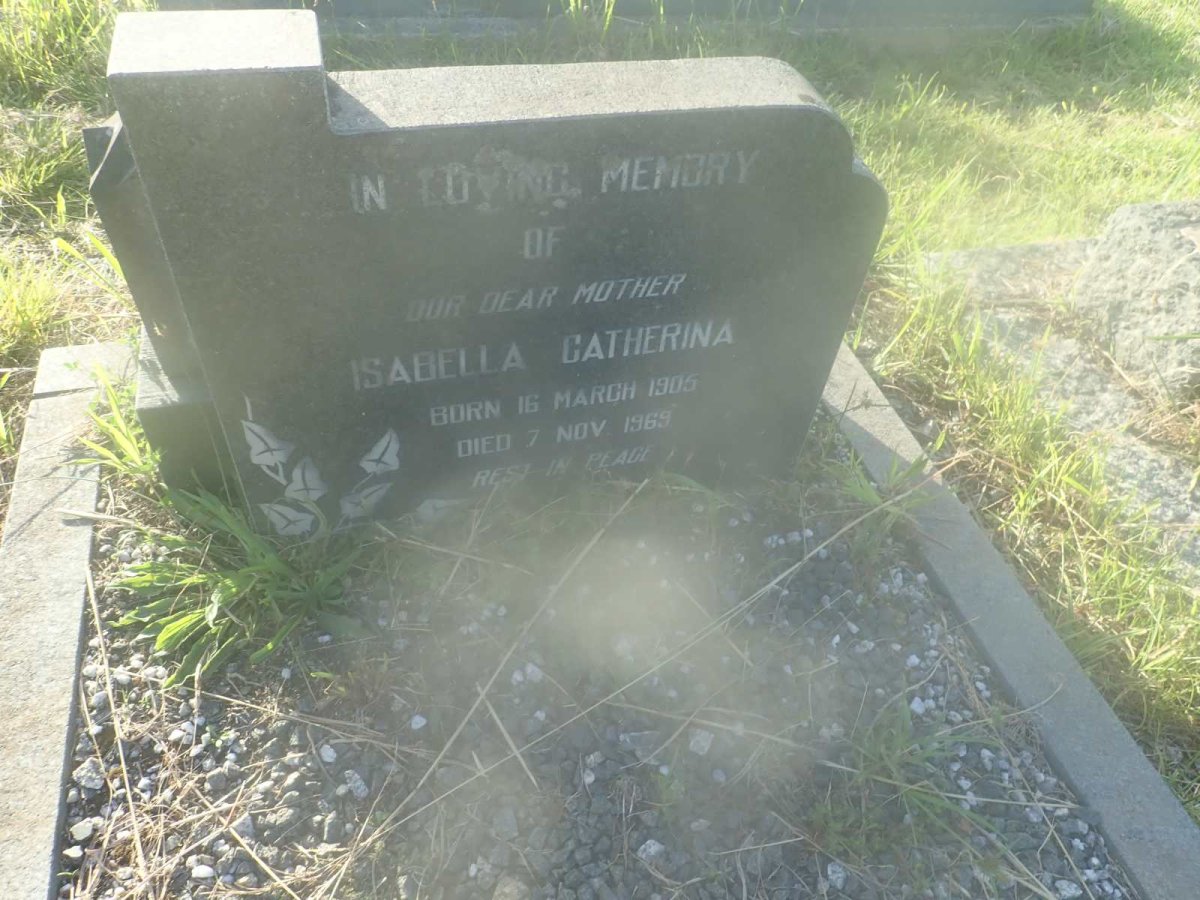 STEVENS Isabella Catherina 1905-1969