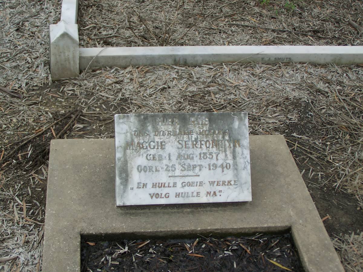 SERFONTYN Maggie 1857-1940
