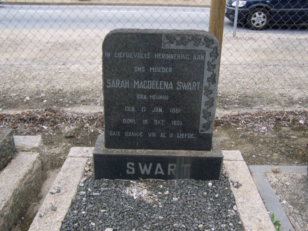 SWART Sarah Magdelena nee HEUNIS 1881-1961