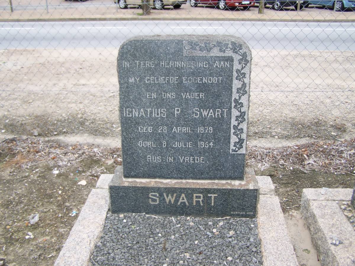 SWART Ignatius P. 1879-1954