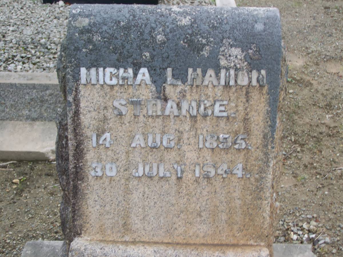 STRANGE Michael Hamon 1895-1944