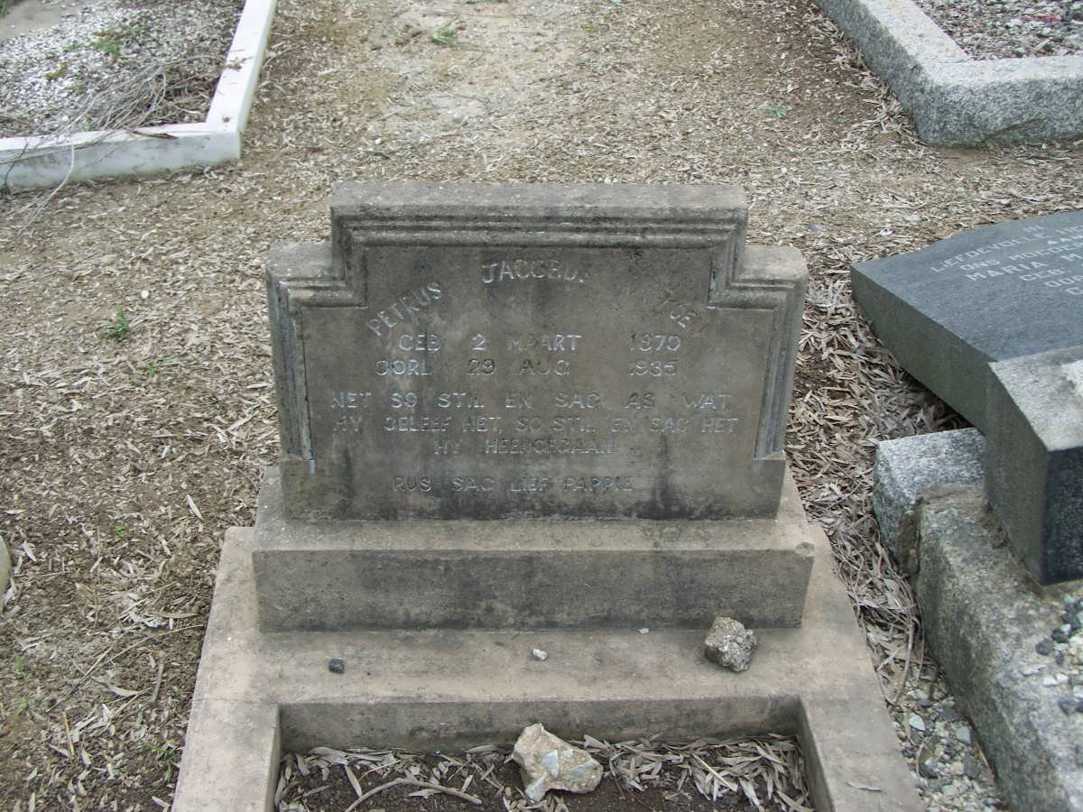 VILJOEN Petrus Jacobus 1870-1935