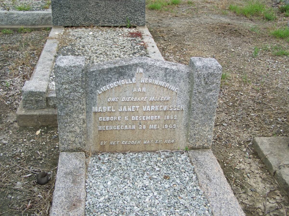 VARKEVISSER Mabel Janet 1882-1949