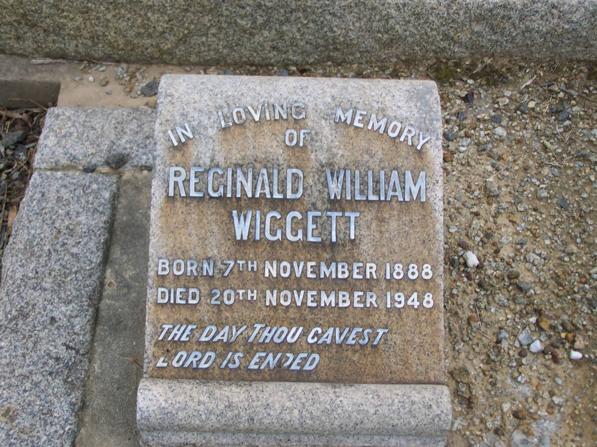 WIGGETT Reginald William 1888-1948