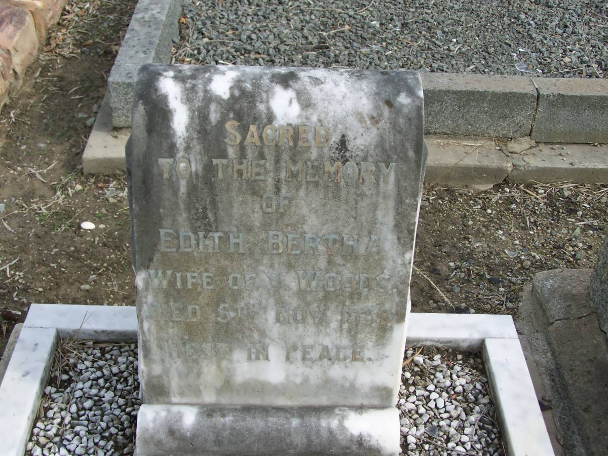 WOODS Edith Bertha -193?