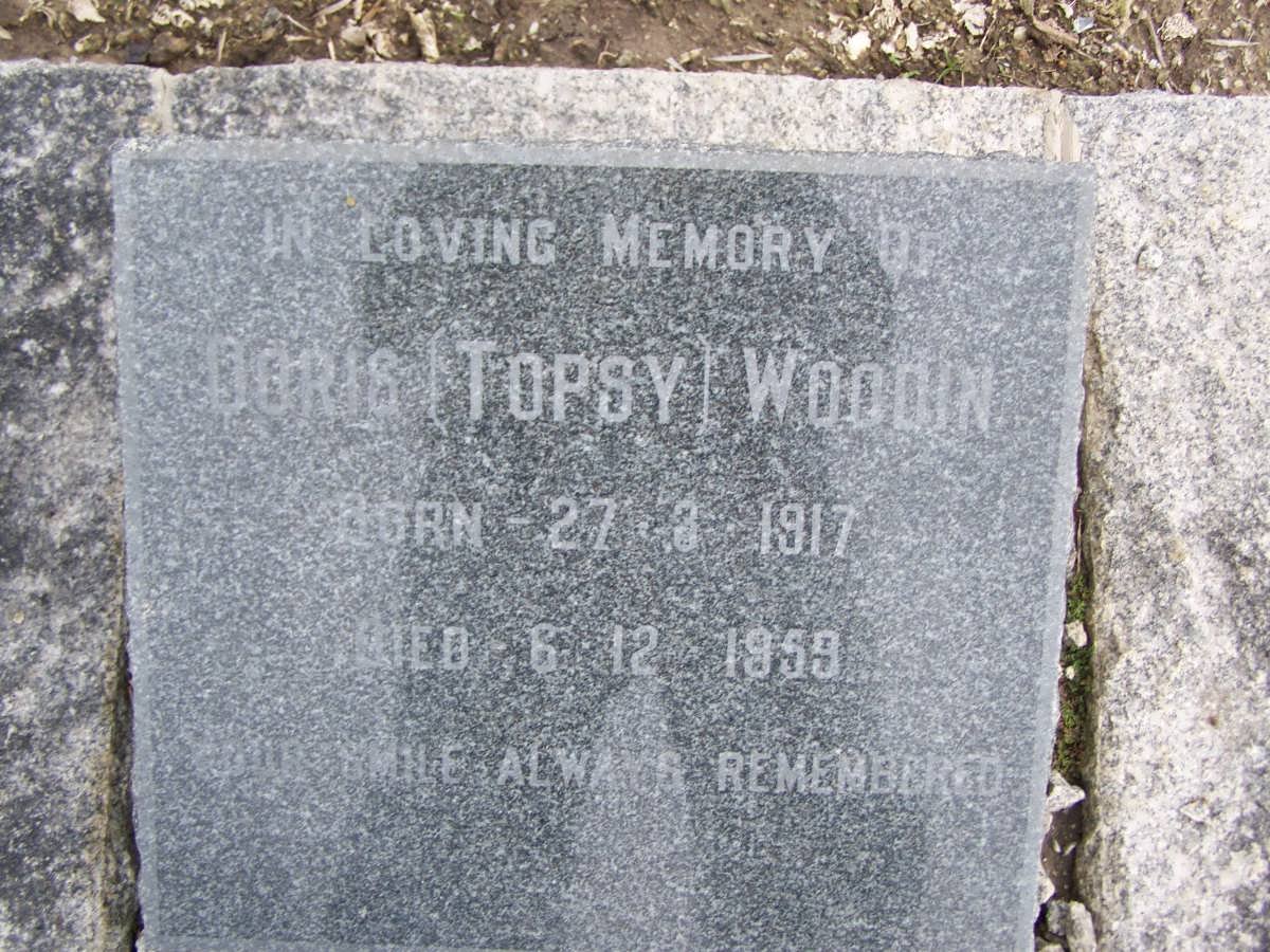 WOODIN Doris 1917-1959