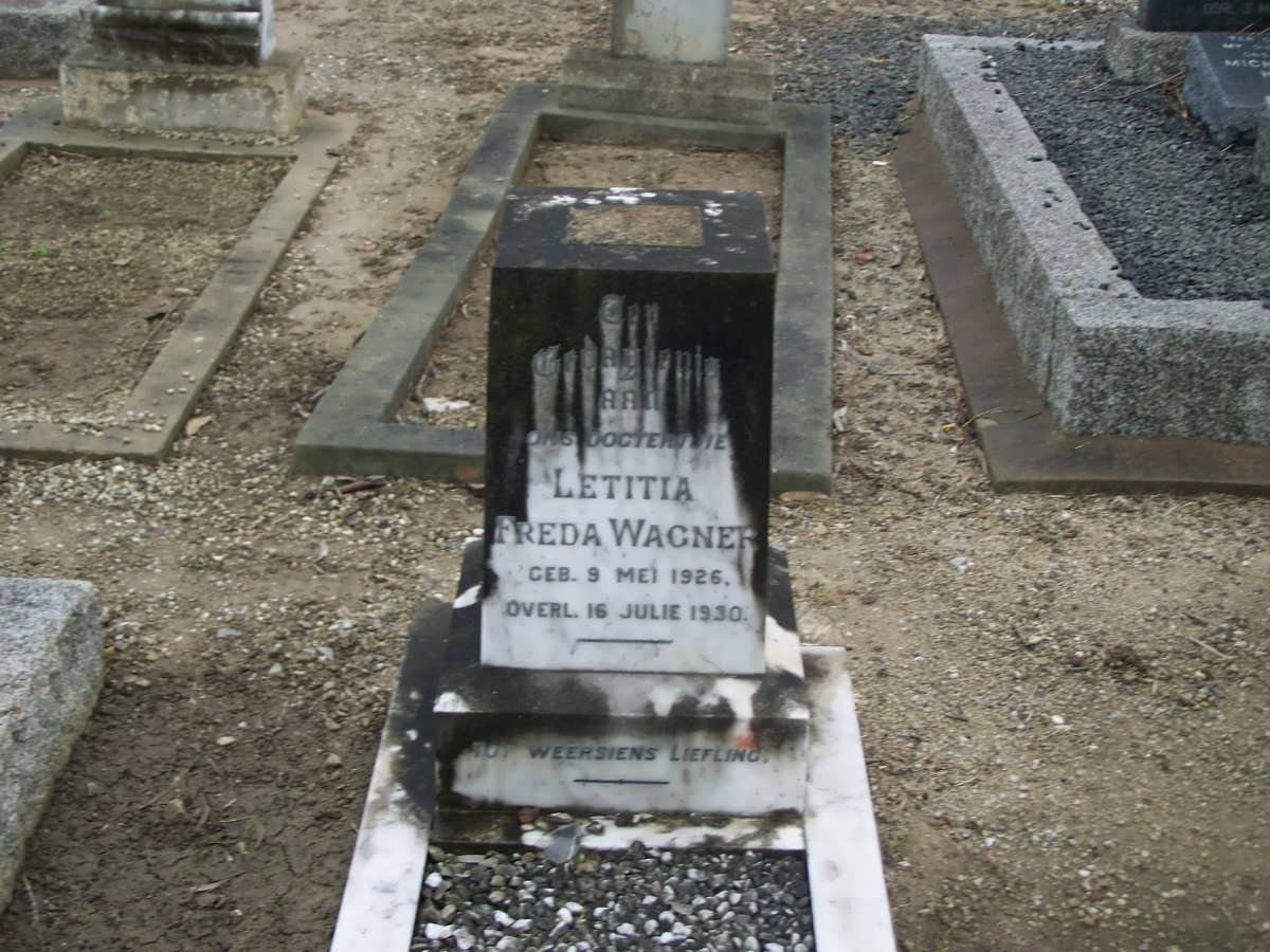 WAGNER Letitia Freda 1926-1930