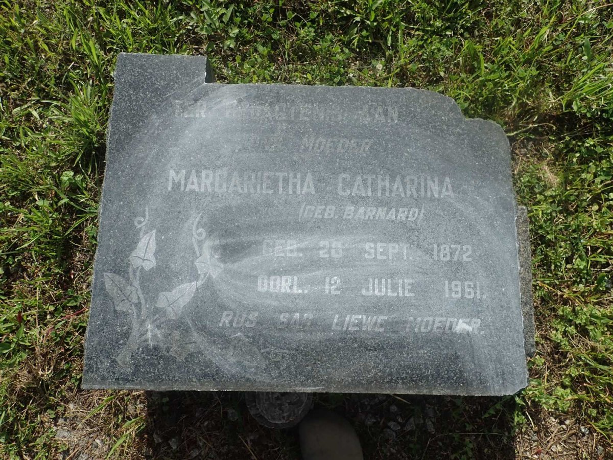 ZEELIE Margarietha Catharina nee BARNARD 1872-1961 _1