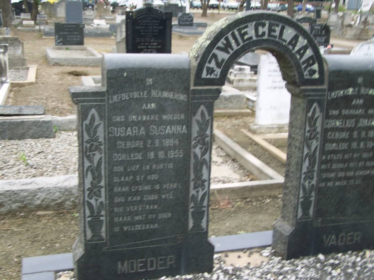 ZWIEGELAAR Susara Susanna 1884-1955
