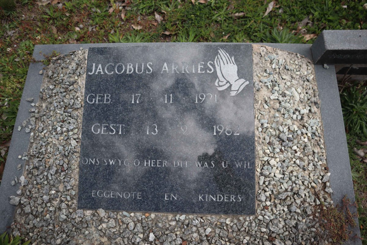 ARRIES Jacobus 1921-1982