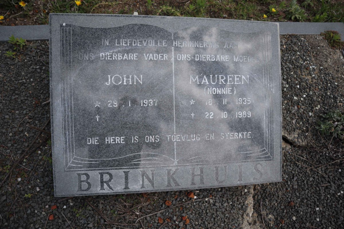 BRINKHUIS John 1937-? & Maureen 1935-1989