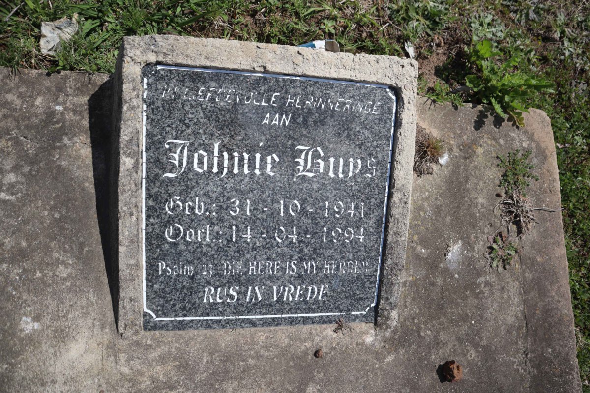 BUYS Johnie 1941-1994