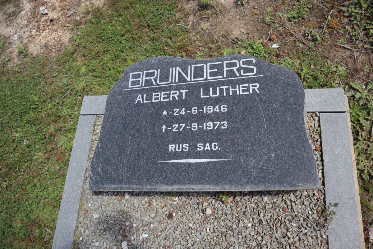 BRUINDERS Albert Luther 1946-1973