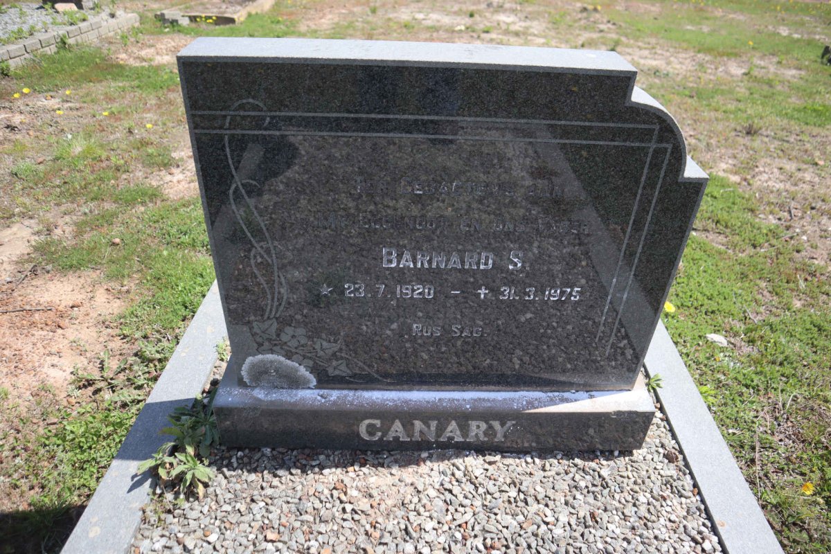 CANARY Barnard S. 1920-1975