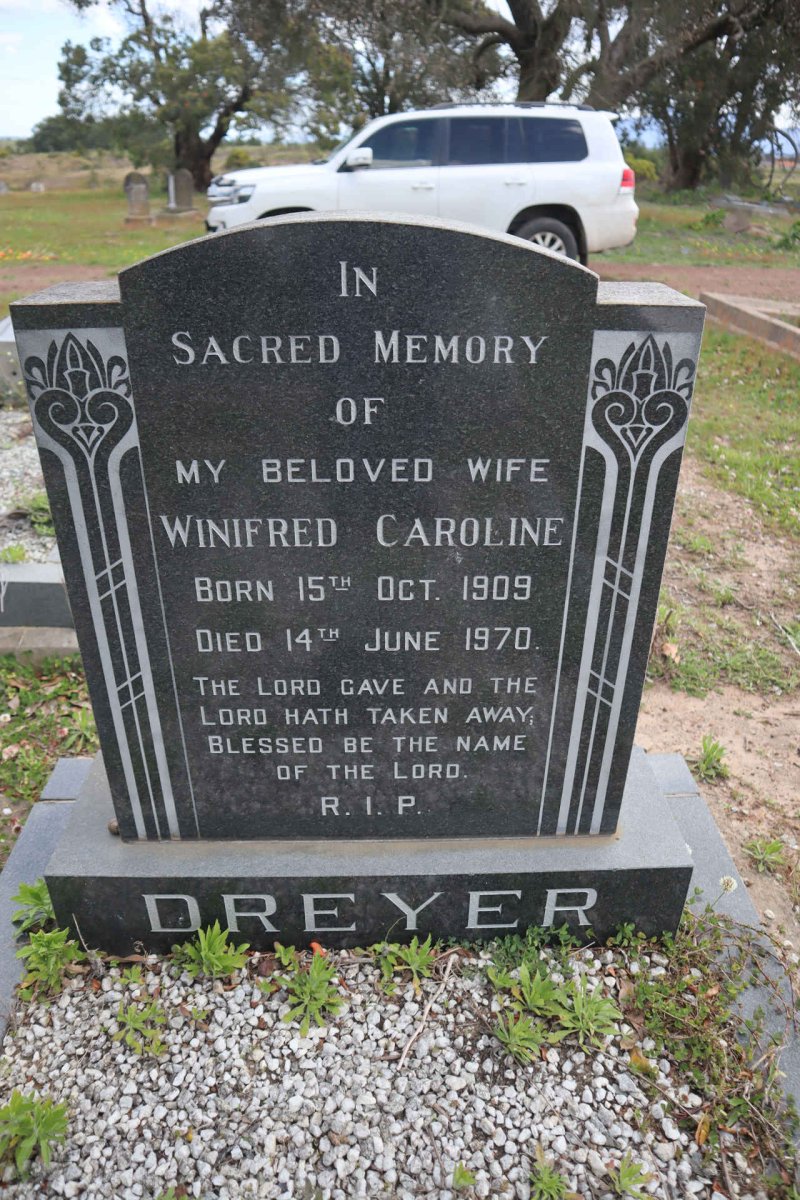DREYER Winifred Caroline 1909-1970