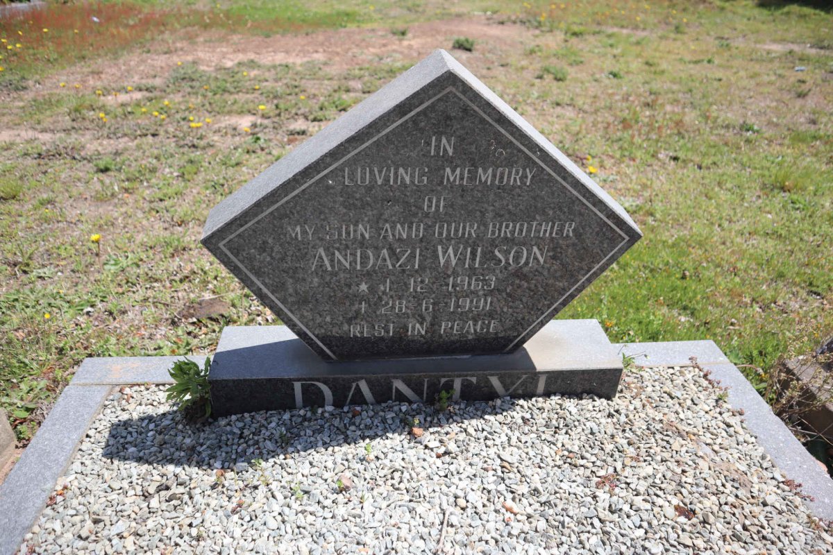 DANTYI Andazi Wilson 1963-1991