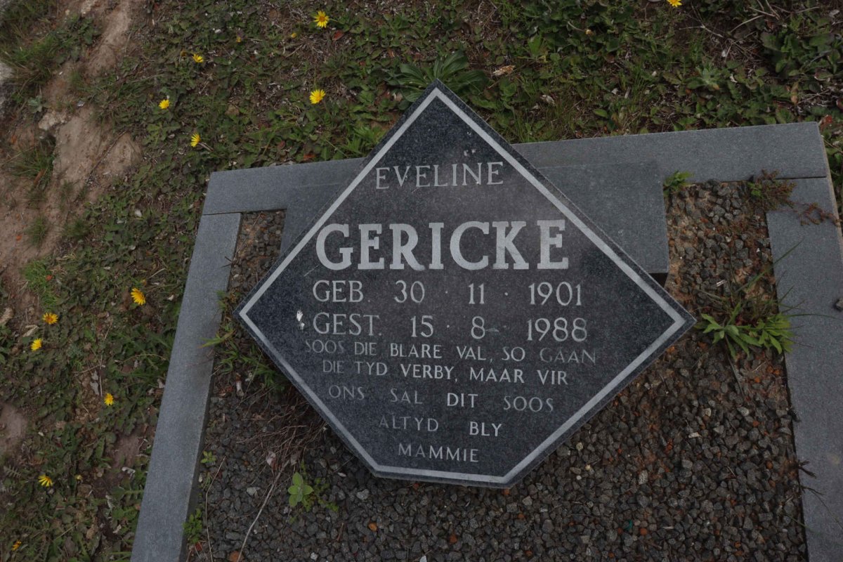 GERICKE Eveline 1901-1988