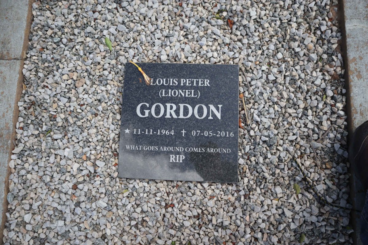GORDON Louis Peter 1964-2016
