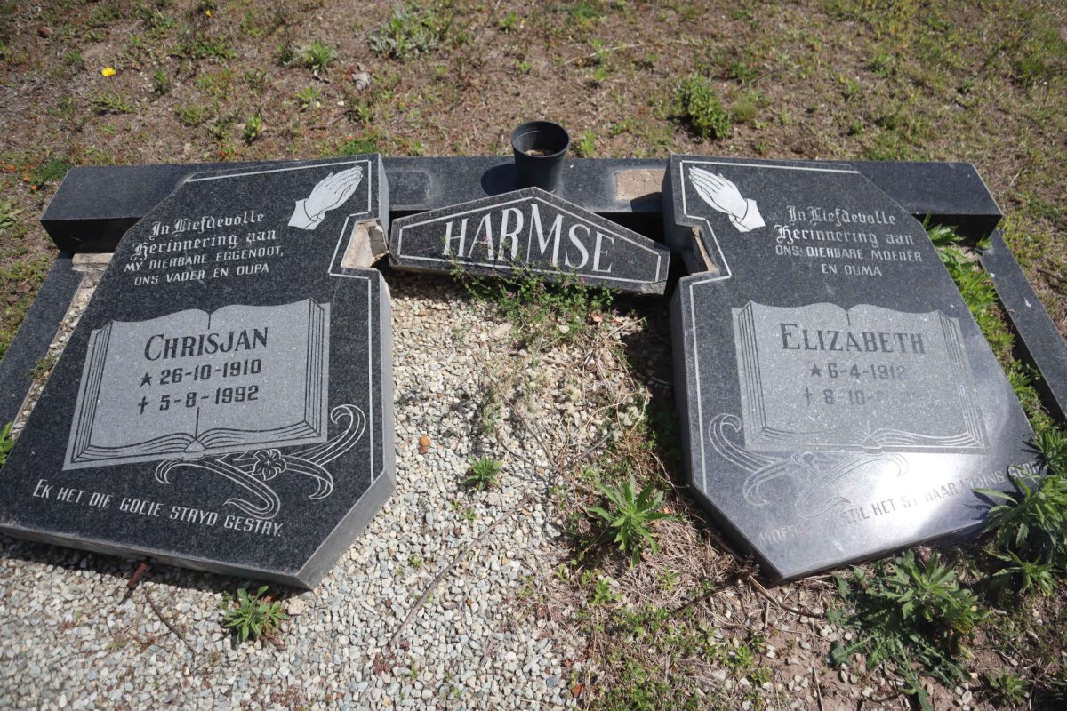 HARMSE Chrisjan 1910-1992 & Elizabeth 1912-2003