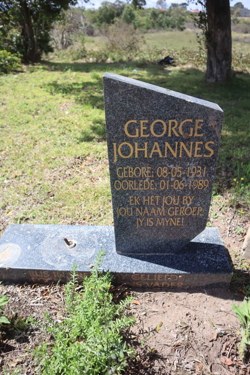 JOHANNES George 1931-1989