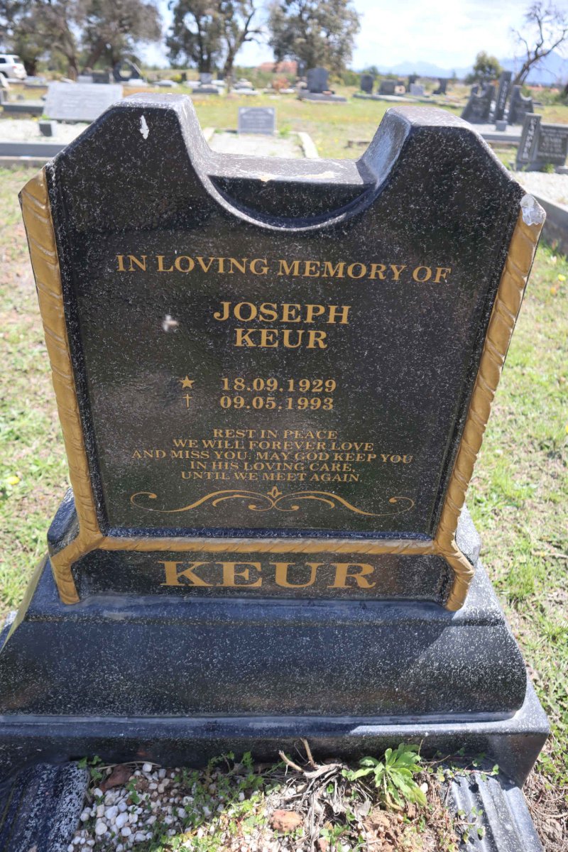 KEUR Joseph 1929-1993
