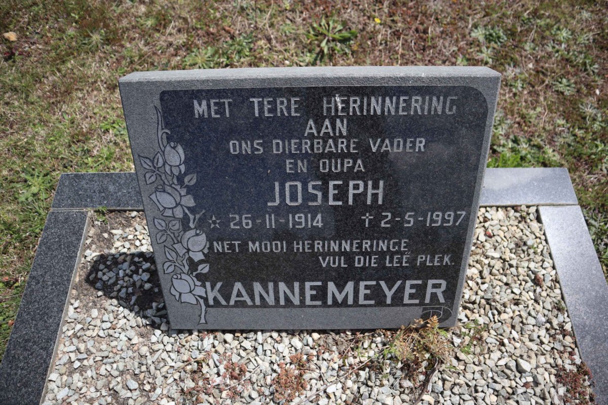 KANNEMEYER Joseph 1914-1997 