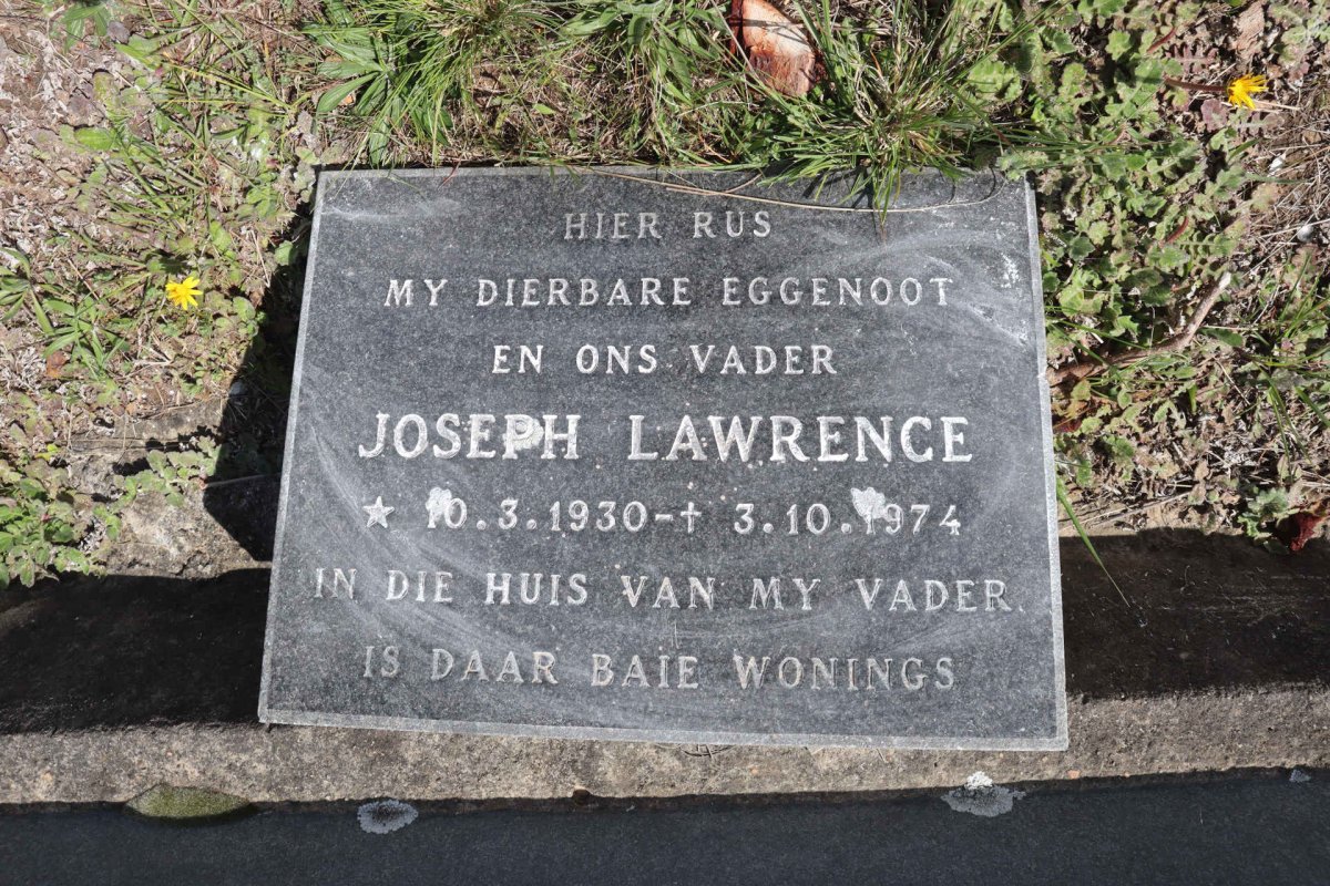 LAWRENCE Joseph 1930-1974