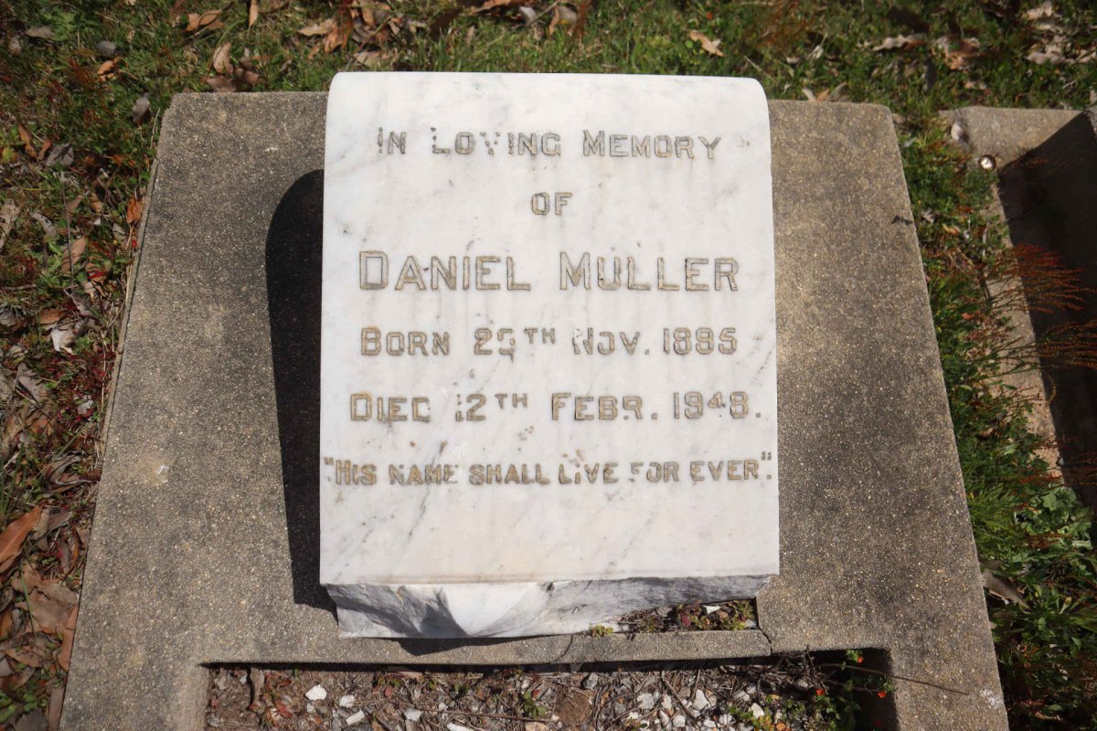 MULLER Daniel 1885-1948
