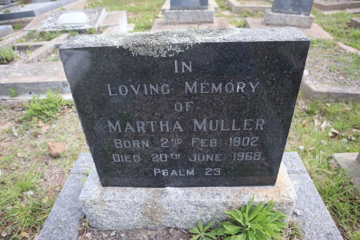 MULLER Martha 1902-1968