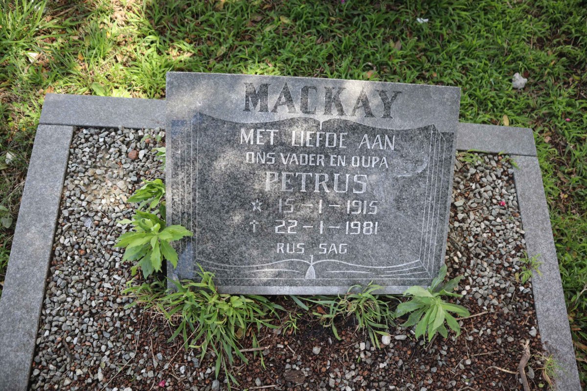 MACKAY Petrus 1915-1981
