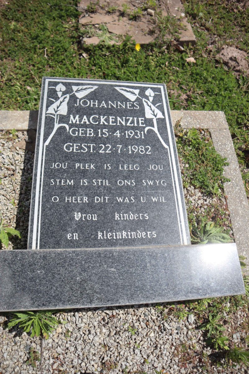 MACKENZIE Johannes 1931-1982