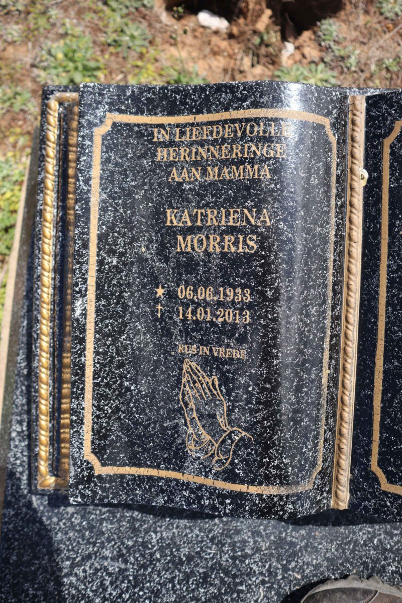 MORRIS Katriena 1933-2013