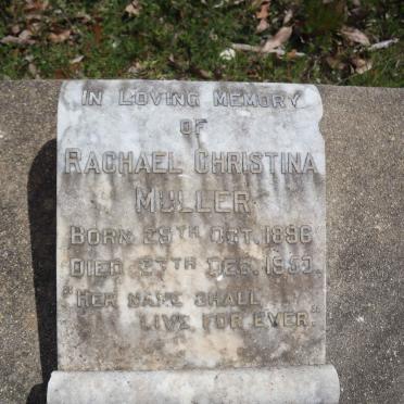 MULLER Rachael Christina 1896-1950