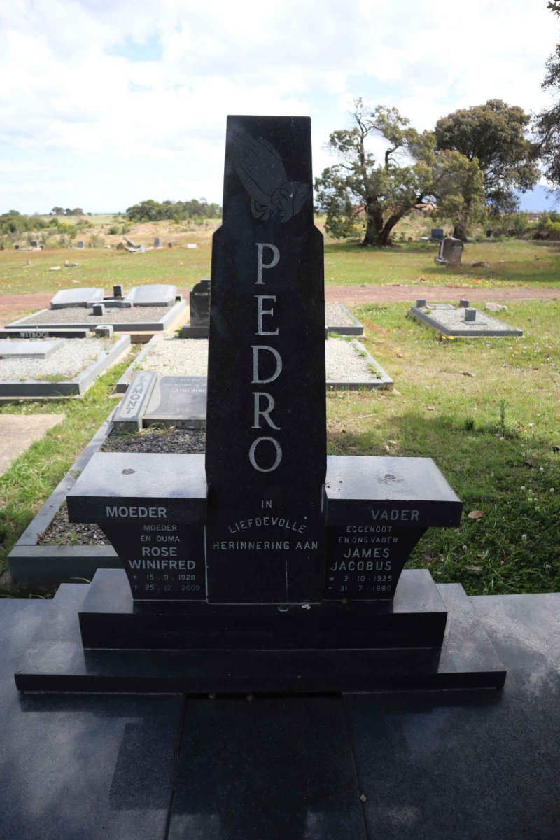 PEDRO James Jacobus 1925-1980 & Rose Winifred 1928-2009_1