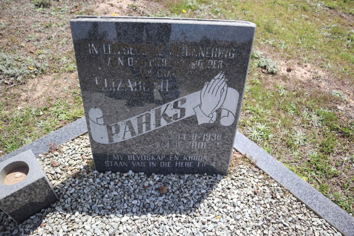 PARKS Elizabeth 1930-2001