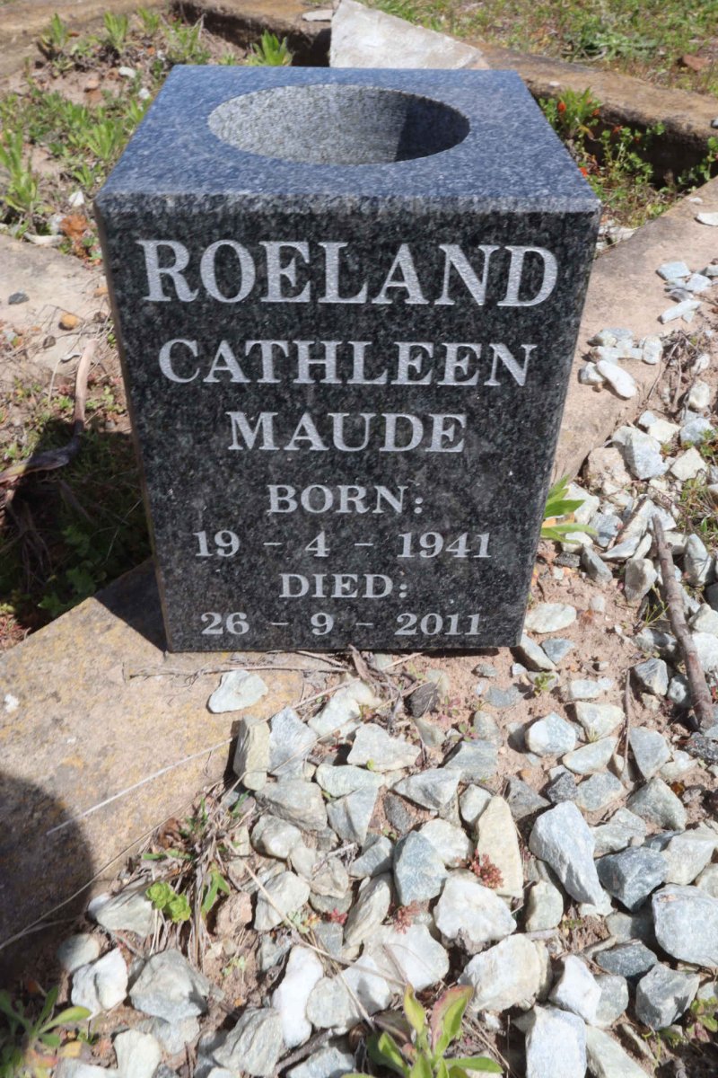 ROELAND Cathleen Maude 1941-2011
