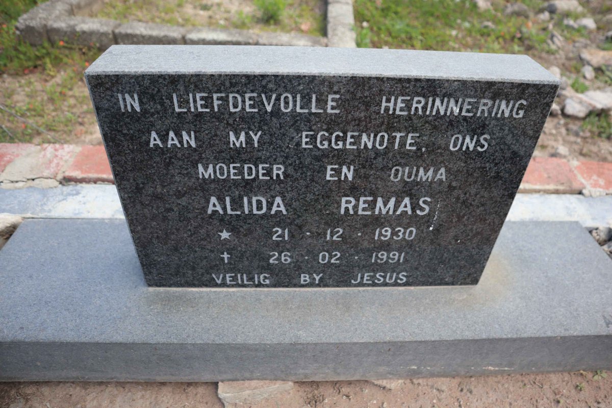REMAS Alida 1930-1991