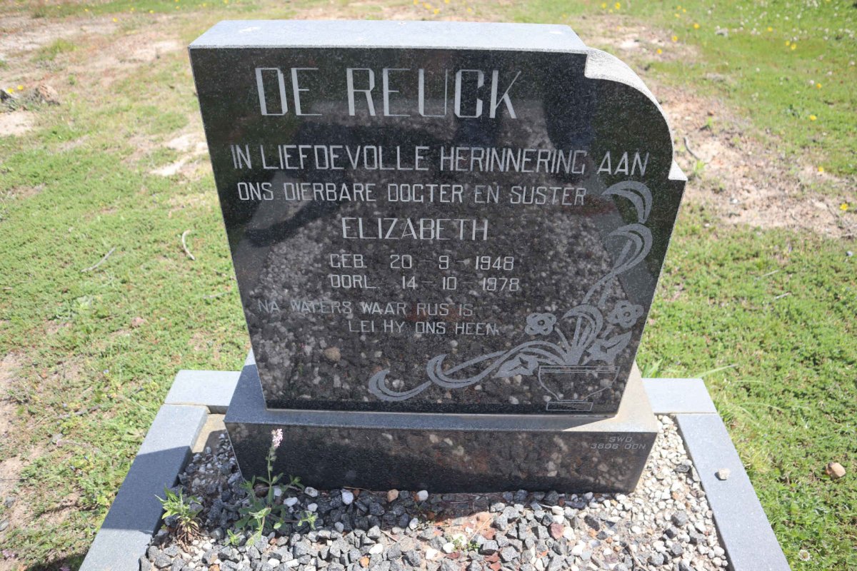 REUCK Elizabeth, de 1948-1978
