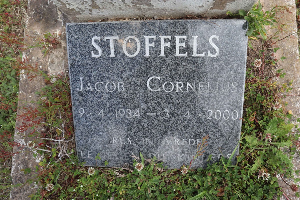 STOFFELS Jacob Cornelius 1934-2000