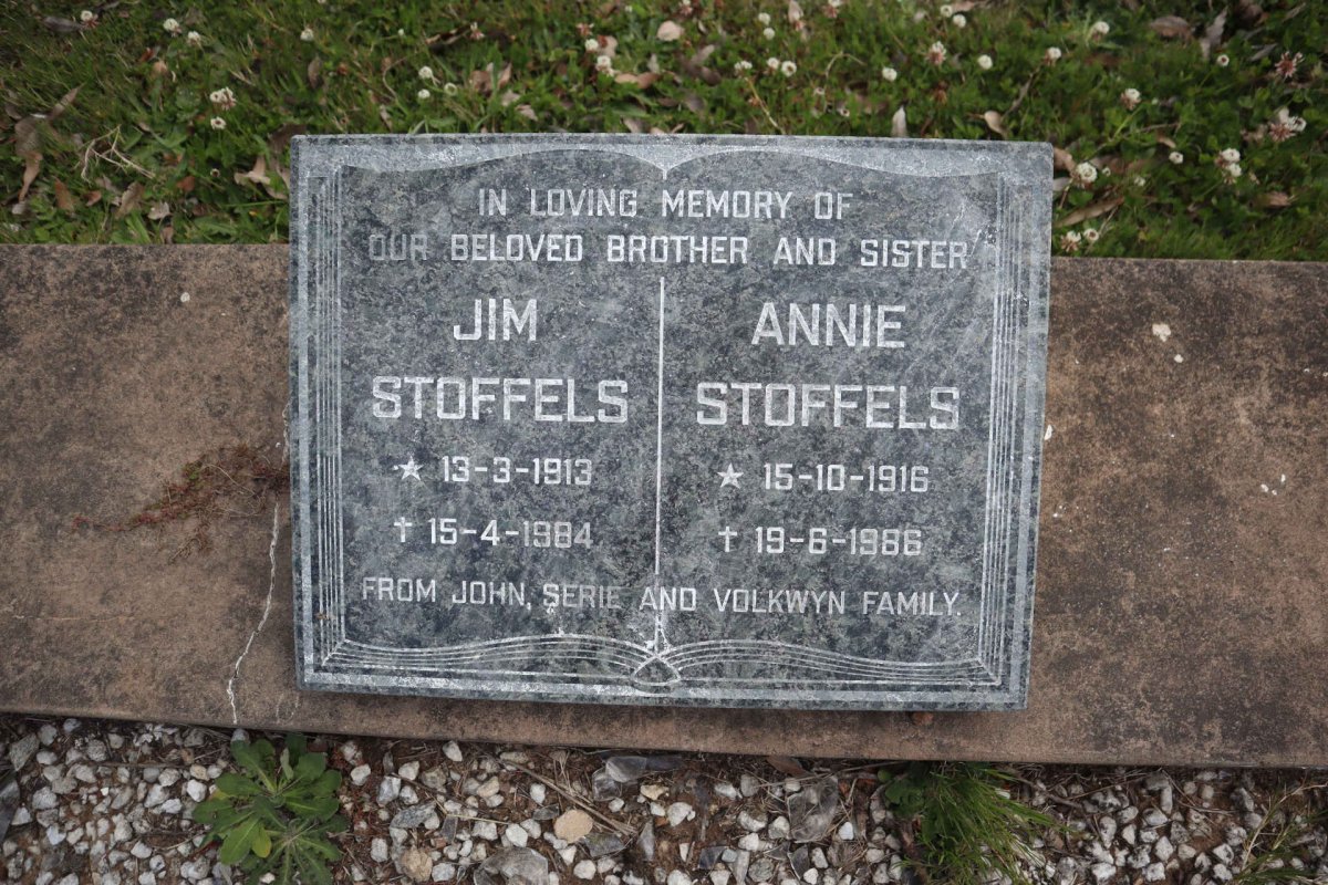 STOFFELS Jim 1913-1984 :: STOFFELS Annie 1916-1986