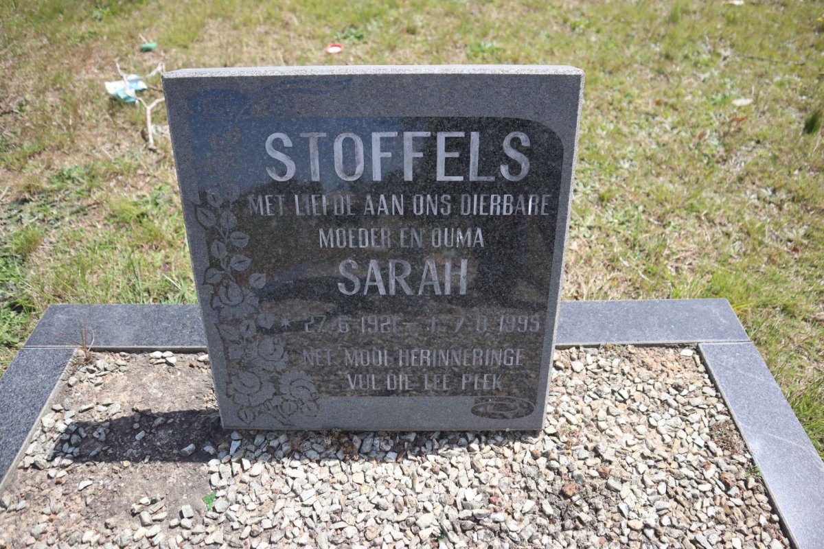 STOFFELS Sarah 1921-1995