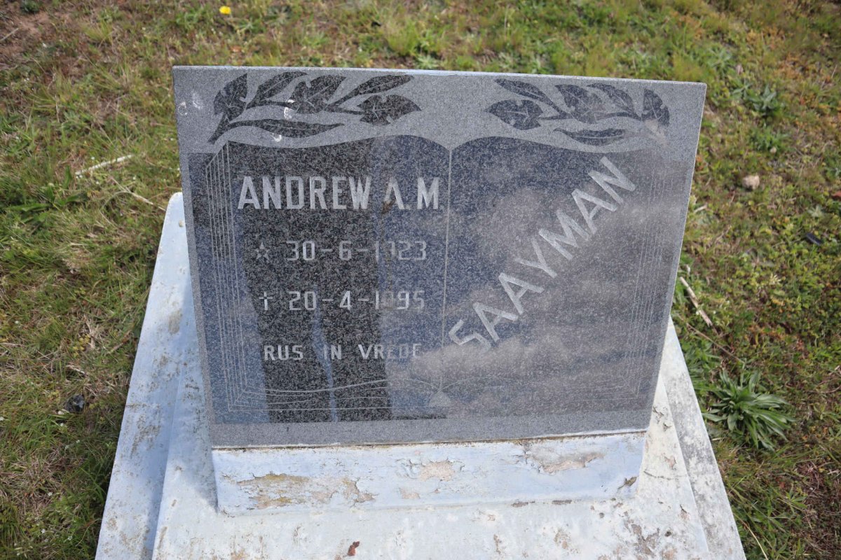 SAAYMAN Andrew A.M. 1923-1995