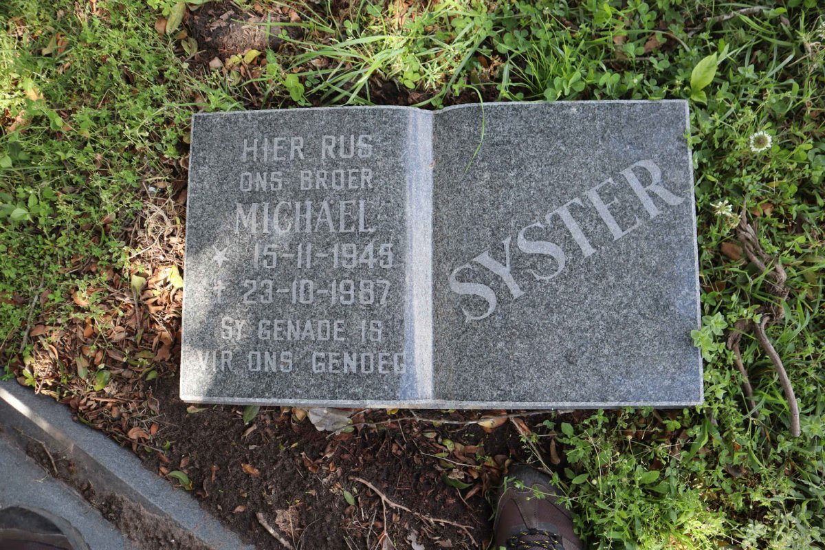 SYSTER Michael 1945-1987