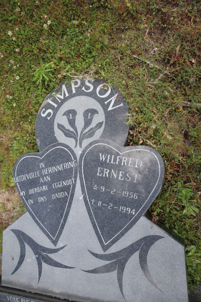 SIMPSON Wilfred Ernest 1956-1994