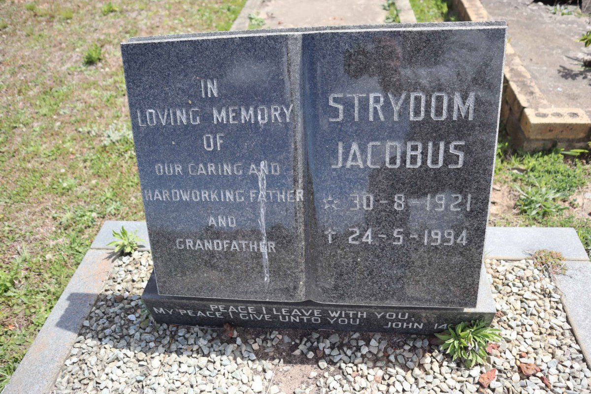 STRYDOM Jacobus 1921-1994