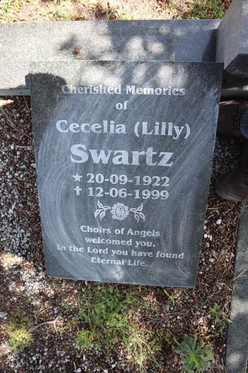 SWARTZ Cecelia 1922-1999