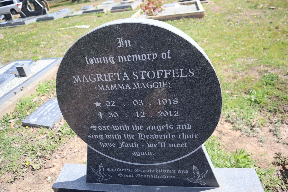STOFFELS Magrieta 1918-2012