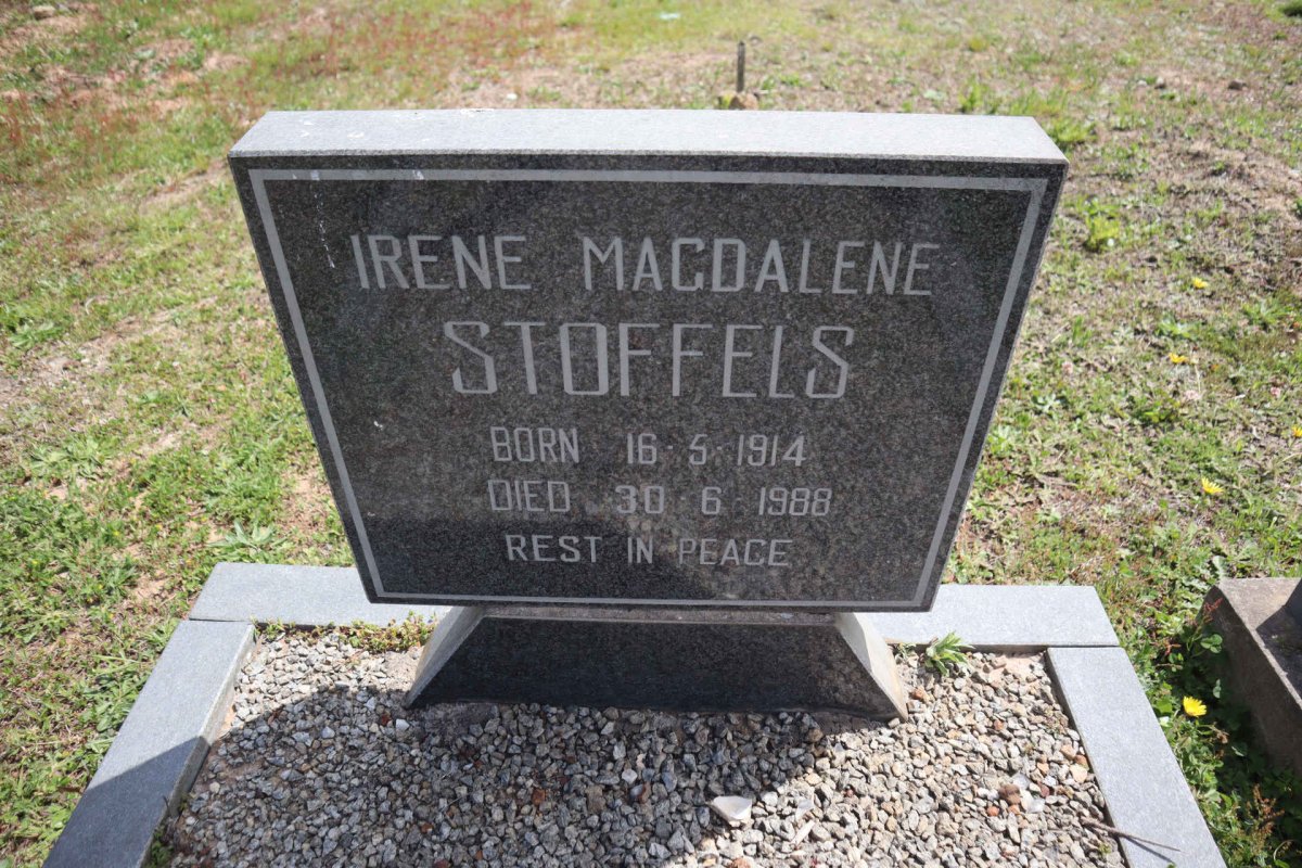STOFFELS Irene Magdalene 1914-1988