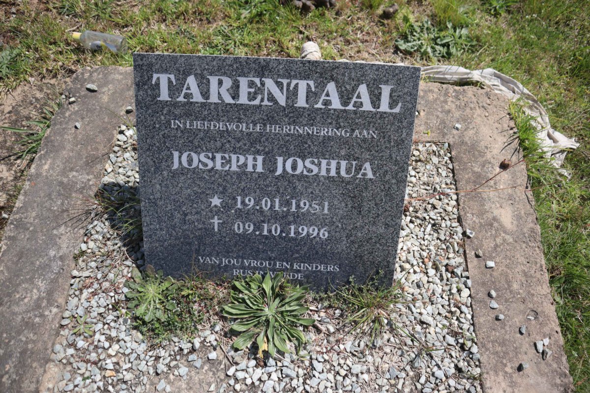 TARENTAAL Joseph Joshua 1951-1996