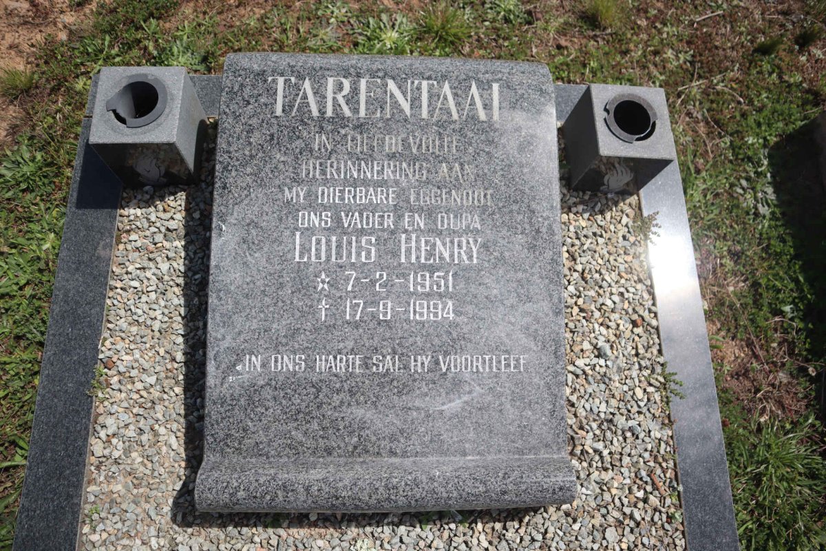 TARENTAAL Louis Henry 1951-1994